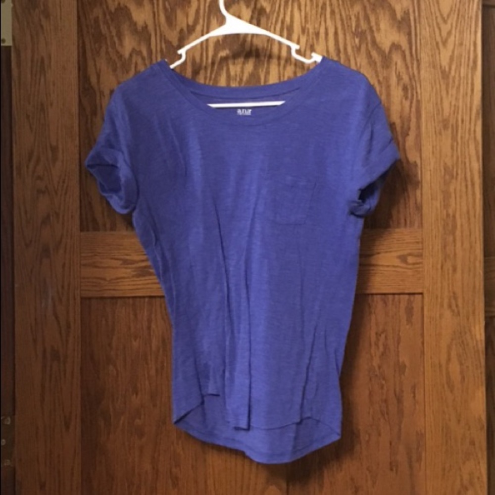Purple/dark blue shirt